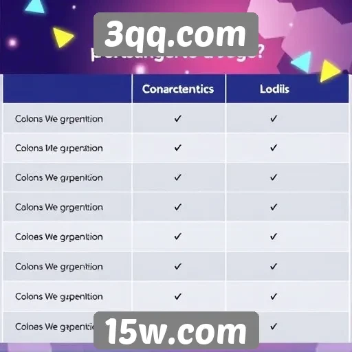 Comparação entre 3qq e concorrentes no segmento de jogos